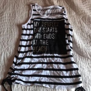 “My perfect day starts and ends at the beach” Top